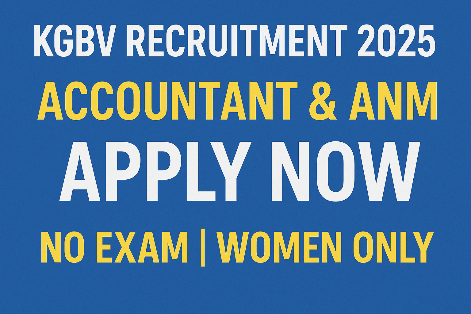 Kasturba Gandhi Balika Vidyalaya (KGBV) – Apply Now