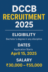 District Cooperative Bank Jobs 2025 – Staff Assistant Vacancies Announced