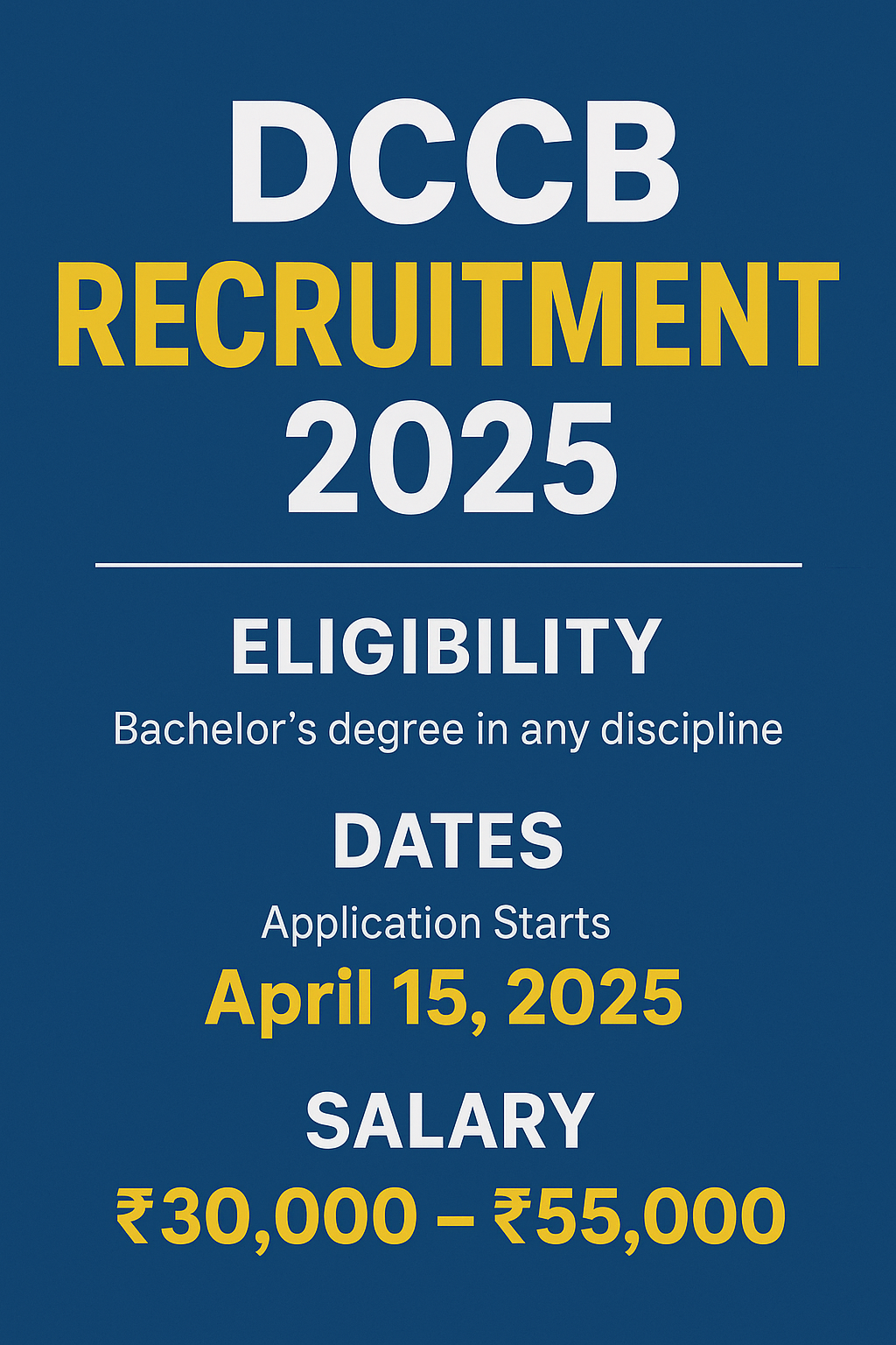District Cooperative Bank Jobs 2025 – Staff Assistant Vacancies Announced